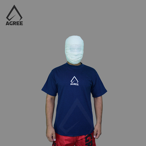 เสื้อยืดสำหรับผู้ชายผ้าฝ้ายพิมพ์โลโก้ตามสั่ง - Product Image 1