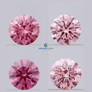 Diamante cultivado en laboratorio rosa vivo de 1,82 CT, Diamante Suelto de corte redondo, calidad de piedras preciosas para la fabricación de joyas, Diamante cultivado VS2 - Product Image 2