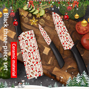 Juego de Cuchillos de Chef, 5 Piezas, Cuchillo de Cerámica con Mango de Plástico para Restaurante, Cocina Comercial, Venta Caliente, Entrega Rápida, Dropshipping - Product Image 5