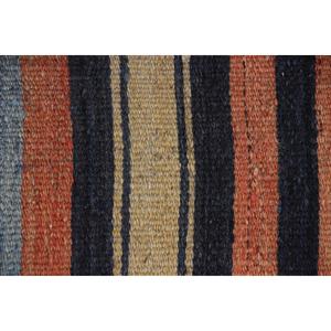 Turkish 2.1x11.2 ft Rug, Kilim Vintage Rug, <b>Brown</b> Camouflage Rug <b>Wool</b> - Product Image 5