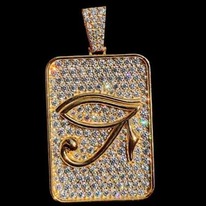 Atractivo diseño personalizado 14KT oro blanco sólido Moissanite diamante alta calidad 100% paso diamante probador joyería - Product Image 1