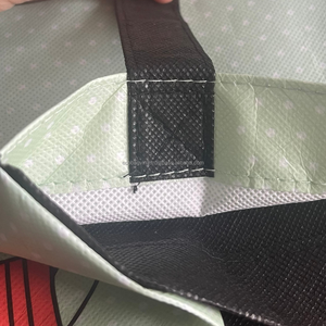 Vente en gros de sacs à provisions fourre-tout en toile PP non tissée avec logo personnalisé avec poignée Cadeaux en plastique de qualité du Vietnam - Product Image 2