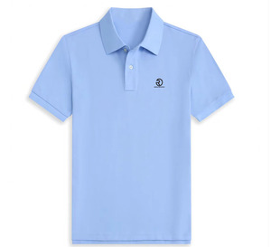 Haute qualité 260gsm 94% Polyester 6% Spandex deux tons chemise de Golf coupe décontractée manches raglan polo décontracté pour hommes Logo broderie - Product Image 2