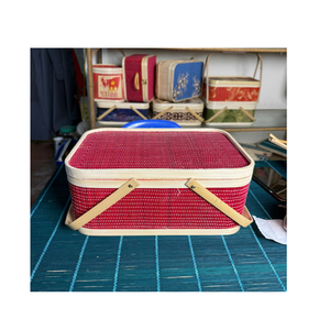 Cesta de Bambú Ecológica para Guardar Pasteles - Cesta de Diseño Elegante para Regalo de Año Nuevo Lunar al por Mayor - Product Image 5