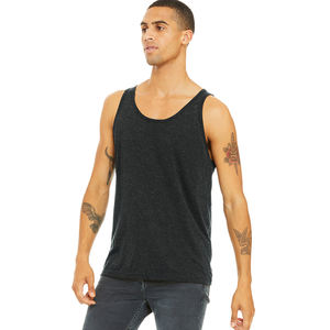 Débardeur unisexe en jersey fin mélangé - Product Image 2