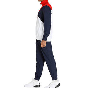 Ensemble de survêtement de sport pour hommes, tenue de jogging et de course, polyester de qualité supérieure, tissu respirant et à séchage rapide, personnalisation OEM/ODM disponible - Product Image 3