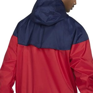 Veste coupe-vent respirante et imperméable pour la randonnée en plein air, personnalisée 2026, mode masculine, 100% polyester, couleur unie - Product Image 2