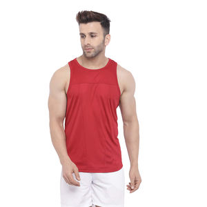 Camiseta sin mangas de entrenamiento de algodón con etiqueta privada personalizada para hombre, camiseta sin mangas cortada de gran tamaño para gimnasio y Fitness para hombre - Product Image 1