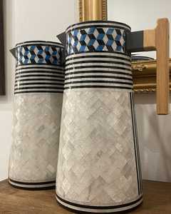 Tetera de nácar de estilo árabe tradicional, tetera de lujo con incrustaciones de concha hecha a mano - Product Image 5