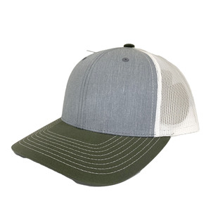 Auténtico tricolor sombrero de camionero de perfil medio 6 paneles al aire libre malla trasera clásica gorra deportiva negocios OEM Vietnam pesca - Product Image 2