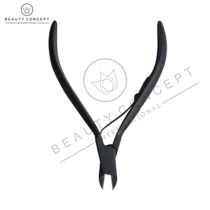 Cortaúñas de color negro Productos de uñas ecológicos de buena venta hechos de acero inoxidable Cortaúñas para cutículas de Beauty Concept - Product Image 4