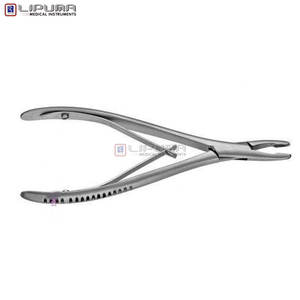 Pinces à gouge manuelles LEMPERT en acier chirurgical inoxydable de 16 cm, pointe droite de 3 mm, MOL ENT, neurochirurgie, clinique, orthopédie, certifiées CE - Product Image 3