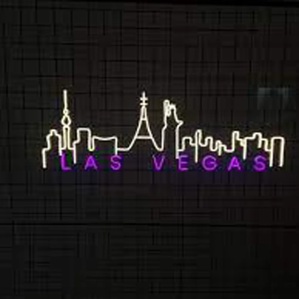 Experimente o brilho de Las Vegas com Custom LED Neon Lights: Striking Flex Neon Decor para um deslumbrante Casino Vibe