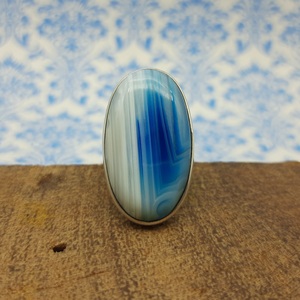 Crazy Lace Agate Gemstone Bague en argent sterling massif 925 faite à la main à vendre au meilleur prix - Product Image 5