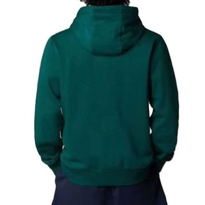 Sudadera con capucha de tela transpirable para hombre, ropa deportiva informal con logotipo personalizado, Sudadera con capucha de algodón sólida - Product Image 3