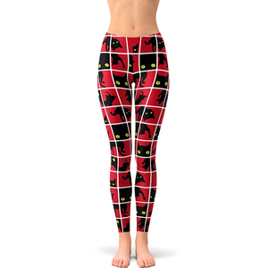 Profesional hecho a mano personalizado Logo estampado transpirable nueva llegada calidad superior para mujeres cintura elástica Yoga Leggings - Product Image 2