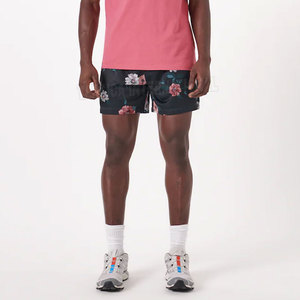 Pantalones cortos sólidos de malla para hombre, 100% poliéster, informales, transpirables, de secado rápido, para correr en verano, logotipo personalizado - Product Image 3