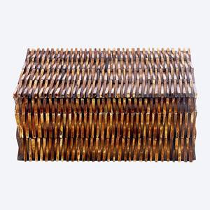 Caja decorativa de madera blanca Caja de almacenamiento y joyería hecha a mano Regalos de madera y manualidades Cajas de madera Letreros de pared - Product Image 4