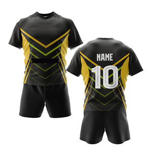 Nouveau design d'uniforme de rugby, vêtements de sport grande taille, nom de l'équipe, ensemble de rugby respirant, vente en gros de haute qualité - Product Image 4