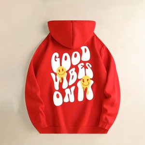 Vente en gros Pull-over respirant personnalisé à impression bouffante Sweats à capuche vintage pour hommes échantillon gratuit OEM - Product Image 6