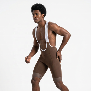 Cuissard unisexe marron ajusté en Spandex, anti-humidité, écologique, respirant, coupe courte, pour le cyclisme - ROLEIN - Product Image 4