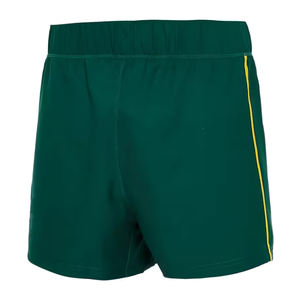 Pantalones Cortos de Rugby de Poliéster Color Verde Oscuro, Pantalones Cortos de Fútbol con Cintura Elástica, Costura Interior de 3 Pulgadas, Pantalones Cortos de Rugby para Equipo de Fútbol - Product Image 2
