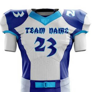ชุดกีฬาอเมริกันฟุตบอลชุดเสื้อเจอร์ซี่ระบายอากาศได้ดีแขนสั้น - Product Image 3