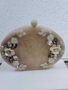 Fashion Women Clutch in Multi Color Resin Art Marble Look Design Epoxy Ladies Bag Box Purse Hand Made Gives Look Classic - Product Image 6