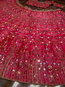 ชุดเดรสสไตล์วินเทจปักลายสำหรับทำงานชุดเดรสสไตล์อินเดียชุดแต่งงานแบบดั้งเดิมของผู้หญิงชุดเดรสซาลวาร์คาเมซ - Product Image 6