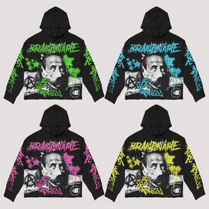 2025 sweat à capuche unisexe séchage rapide Anti-rides polaire Streetwear sérigraphie 3D Design élégant et durable - Product Image 3