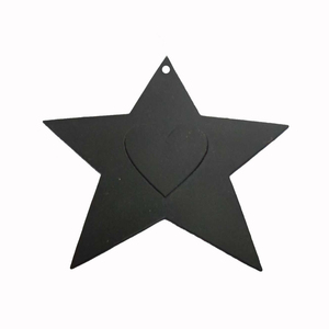 Design à la mode fer métal suspendu étoile mur décoratif couleur grise pour la maison et la décoration de noël ornement fait à la main en vrac - Product Image 6