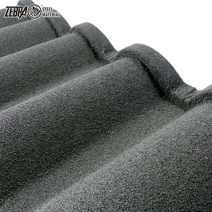 Tejas <span class=keywords><strong>de</strong></span> Acero con Recubrimiento <span class=keywords><strong>de</strong></span> Piedra Española Resistentes al Fuego, Tejas Metálicas Antideslizantes <span class=keywords><strong>para</strong></span> Techos, <span class=keywords><strong>para</strong></span> Edificios Estándar Europeos en Polonia - Product Image 2