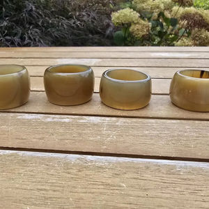 Porte-serviettes en corne de buffle, forme ronde, porte-serviettes pour hôtels de luxe, restaurants et tables de mariage, haute qualité - Product Image 1