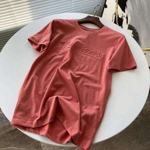 T-shirt graphique personnalisé avec design de logo T-shirt imprimé en relief T-shirt pour hommes Vente en gros - Product Image 5