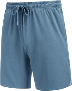 Latest Fresh Design High Cotton <b>Shorts</b> Loose Casual Plus Size Polyester <b>Shorts</b> <b>Elastic</b> <b>Waist</b> Knitted Weaving Breathable Mid - Product Image 2