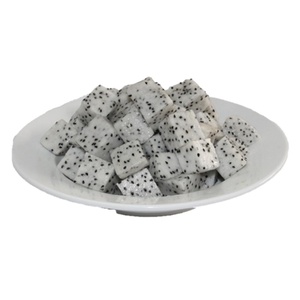 Fruits du dragon surgelés en vrac, rouges/blancs naturels, congélation LQF, cryopréservés, biologiques, qualité A/B, haute qualité, coupés en tranches et en cubes - Product Image 1