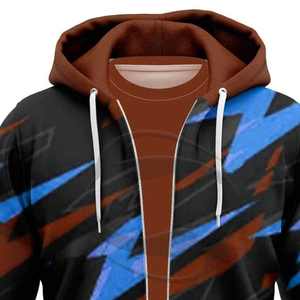 High Quality Customize <b>Sherpa</b> Fleece <b>Hoodies</b> Oversized Custom Logo Sweatshirt Men Tech Fleece <b>Hoodie</b> - Product Image 3