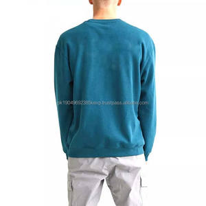 Mejor estilo Colorido Hombres Sudaderas Moda Hip Hop 50% Algodón 50% Fleece Pullover Crewneck Basics Sudaderas - Product Image 3