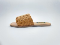 Sandales plates en cuir pour femmes de qualité supérieure, confortables, souples, antidérapantes, respirantes, amortissantes, tendance mode