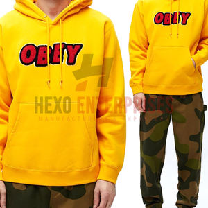 Personnalisez votre propre logo en pull à capuche en coton brodé chenille, sweats à capuche professionnels imprimés avec logo personnalisé 2025 - Product Image 6