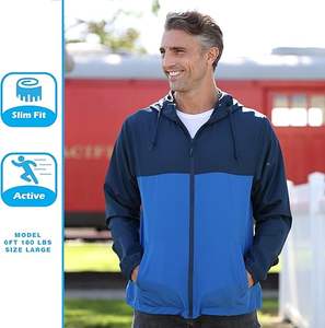 Fabricante de chaqueta cortavientos personalizada a granel, ropa deportiva ligera de calidad superior para exteriores, ropa de calle, proveedor OEM - Product Image 2