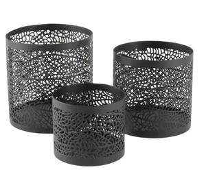 Ensemble de 3 bougies votives pour la décoration de la maison, pour les festivals et les occasions, couleur dorée pour un look vintage - Product Image 3