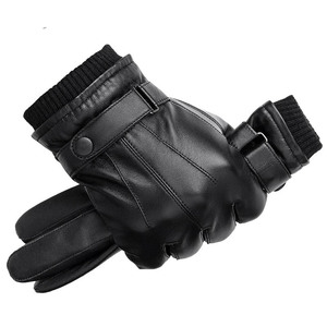 Guantes Unisex de Piel de Oveja Genuina, Transpirables, de Silicona, para Montar a Caballo, Medios Dedos, Impermeables, con Protección UV, Cálidos para Invierno, Táctiles, para Uso Diario - Product Image 1