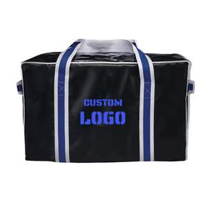 Matte Vinyl Customized Large Capacity Ice Hockey Duffel Bag Weekender <b>Style</b> Carry-on Equipment PVC Coated for Players - Product Image 3