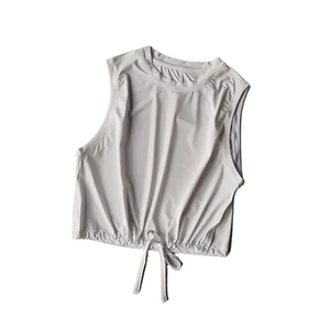 Camisetas Deportivas para Mujer, Corte Regular, Sin Mangas, Spandex/Poliéster, Estampadas, Reversibles, Tallas Grandes, Hechas en Pakistán, Venta al por Mayor - Product Image 2