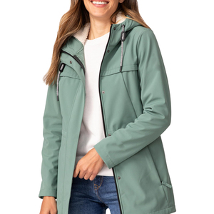 Nueva tendencia, ropa deportiva de alta calidad, chaqueta Softshell transpirable para mujer, Chaquetas deportivas Softshell para exteriores para mujer hechas a medida - Product Image 2