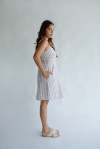 ชุดเดรสเข้ารูปพิมพ์ลายแฟชั่นชุดเดรสออกงานปาร์ตี้คอวีขนาดใหญ่กลางใส่สบาย - Product Image 4