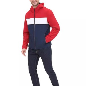 Chaqueta Softshell para Hombre, Impermeable, de Alta Calidad, Diseño Único, Casual, Color Liso, 100% Poliéster, Nailon, Cierre de Cremallera con Bolsillo - Product Image 3