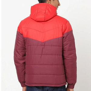 2023 Custom Men's Puffer <b>Jacket</b> High Quality Canvas Fabric Winter <b>Mandarin</b> <b>Collar</b> Casual Style Plus Size Breathable OEM Service - Product Image 3