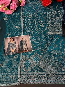 Hot Sale Exclusive Design of Fancy Embroidery Salwar Kameez Buy Partywear Kurti From Surat for Women Wholesaler of <b>Dress</b> - Product Image 2